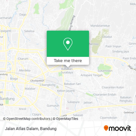 Jalan Atlas Dalam map