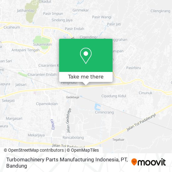 Turbomachinery Parts Manufacturing Indonesia, PT map
