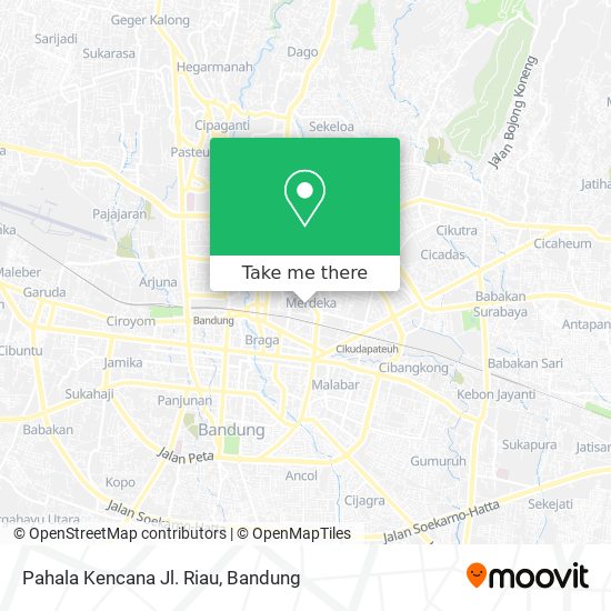 Pahala Kencana Jl. Riau map