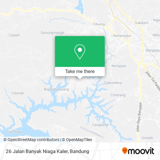 26 Jalan Banyak Niaga Kaler map