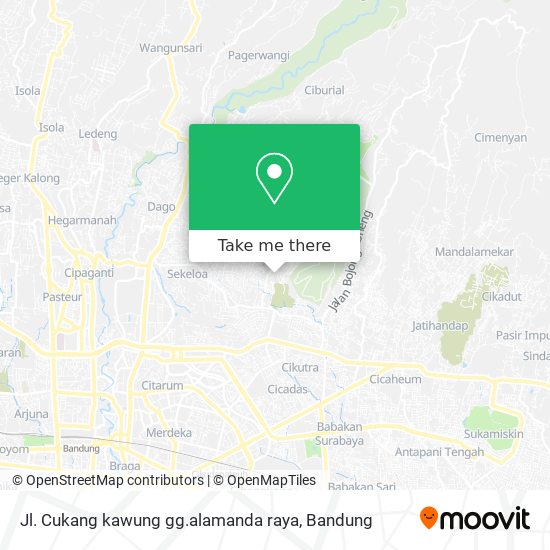 Jl. Cukang kawung gg.alamanda raya map