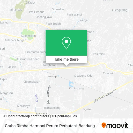 Graha Rimba Harmoni Perum Perhutani map
