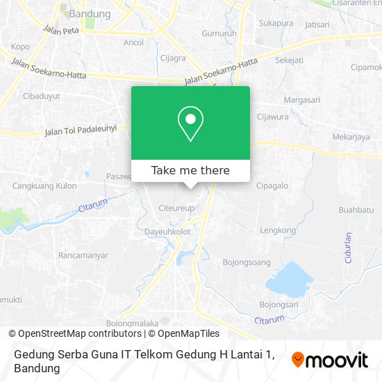 Gedung Serba Guna IT Telkom Gedung H Lantai 1 map