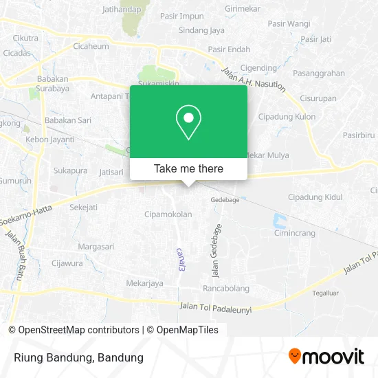 Riung Bandung map