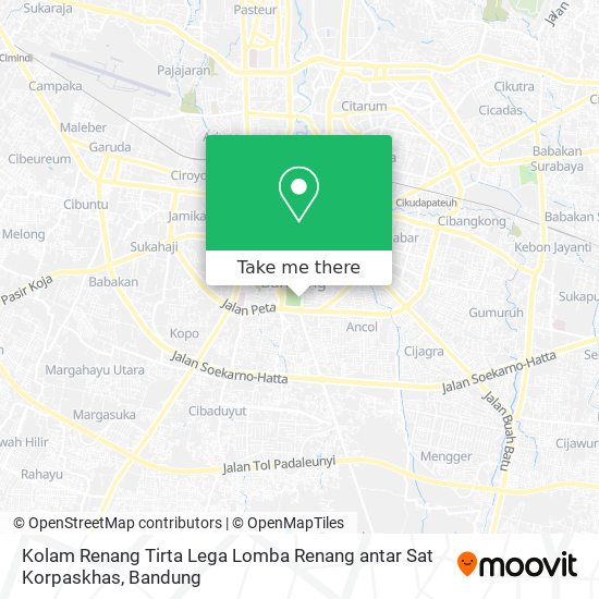 Kolam Renang Tirta Lega Lomba Renang antar Sat Korpaskhas map