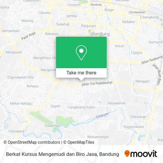 Berkat Kursus Mengemudi dan Biro Jasa map