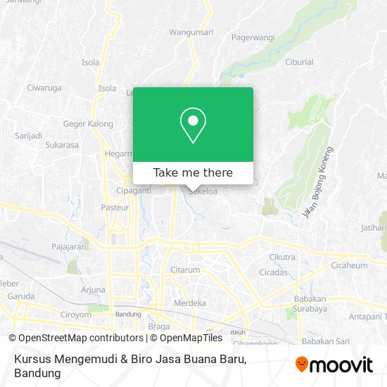 Kursus Mengemudi & Biro Jasa Buana Baru map