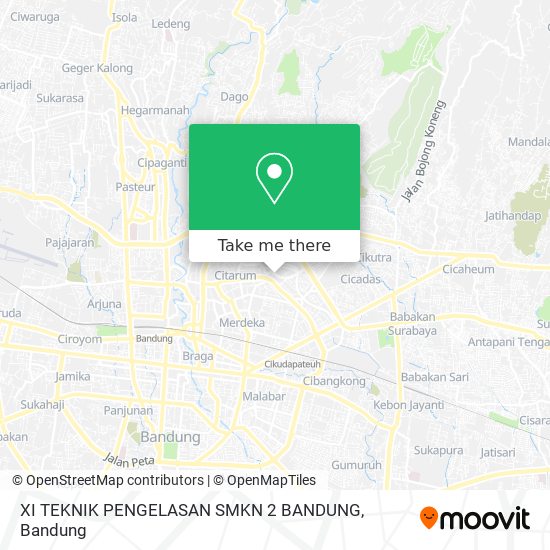 XI TEKNIK PENGELASAN SMKN 2 BANDUNG map