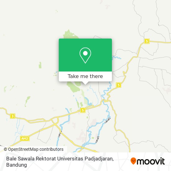 Bale Sawala Rektorat Universitas Padjadjaran map