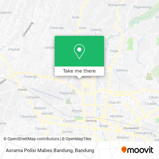 Asrama Polisi Mabes Bandung map