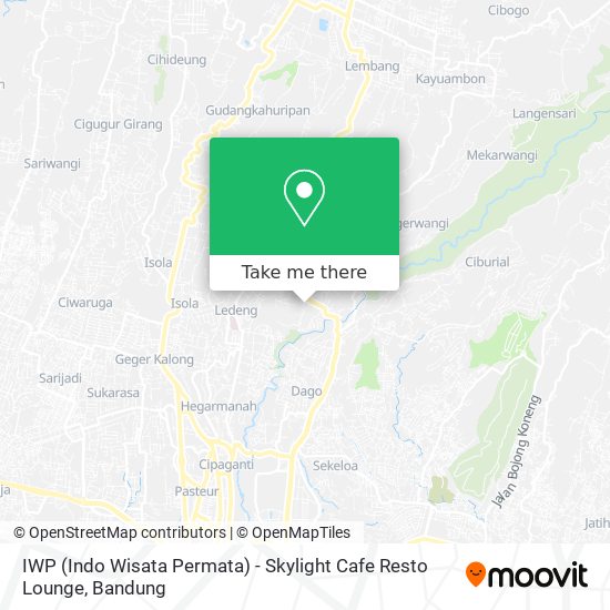 IWP (Indo Wisata Permata) - Skylight Cafe Resto Lounge map