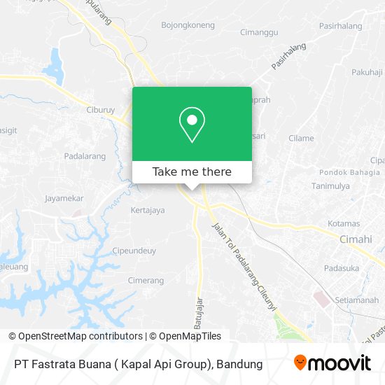 PT Fastrata Buana ( Kapal Api Group) map
