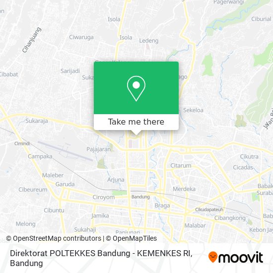 Direktorat POLTEKKES Bandung - KEMENKES RI map