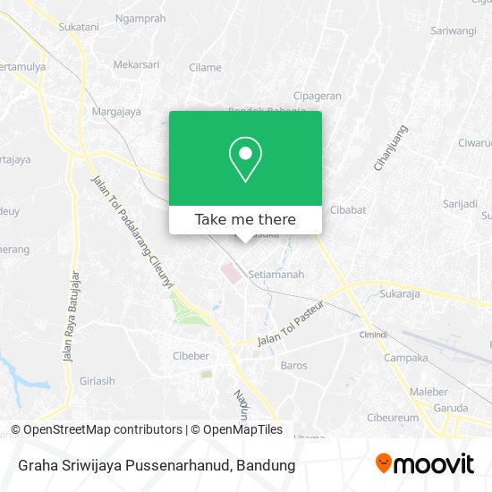 Graha Sriwijaya Pussenarhanud map