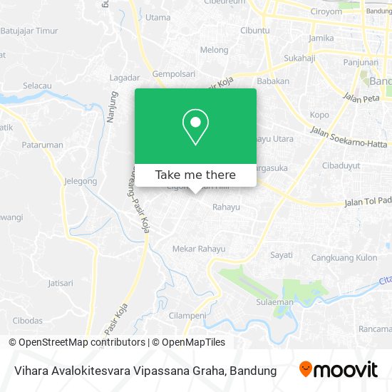 Vihara Avalokitesvara Vipassana Graha map