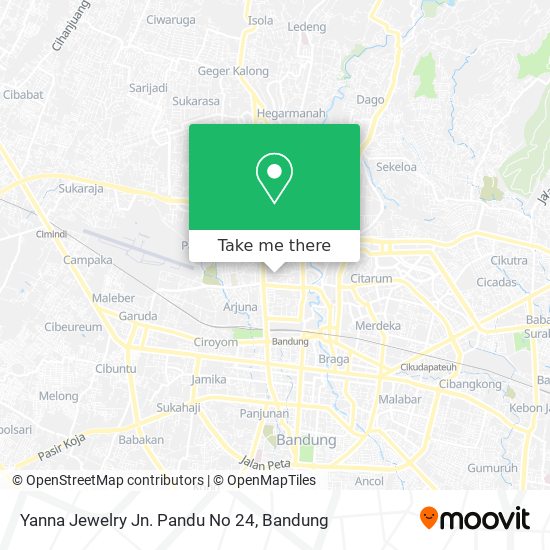 Yanna Jewelry Jn. Pandu No 24 map