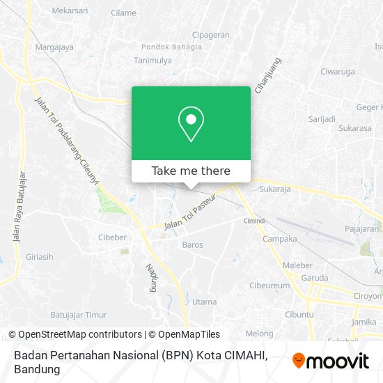 Badan Pertanahan Nasional (BPN) Kota CIMAHI map