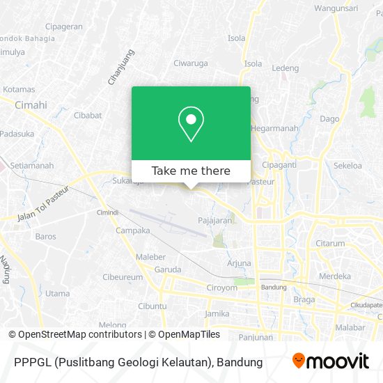 PPPGL (Puslitbang Geologi Kelautan) map