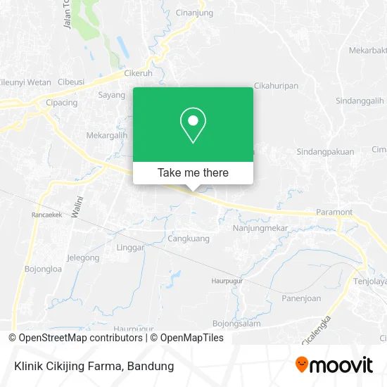 Klinik Cikijing Farma map