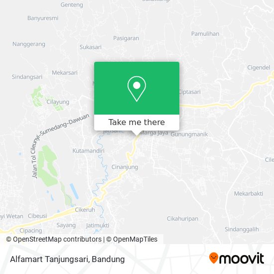 Alfamart Tanjungsari map