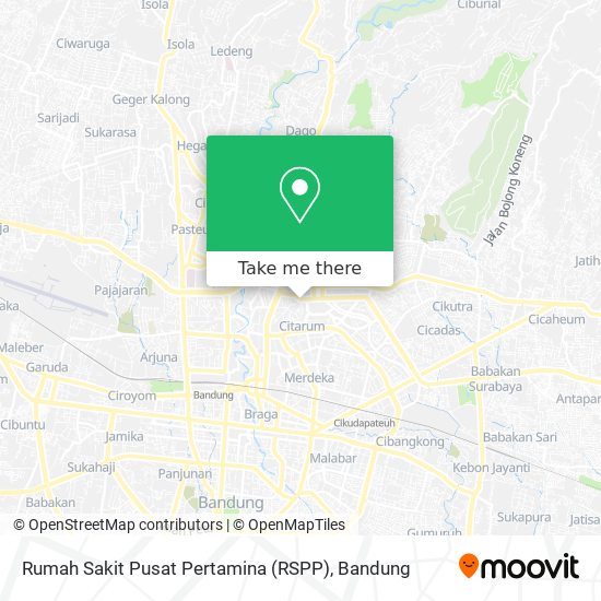 Rumah Sakit Pusat Pertamina (RSPP) map