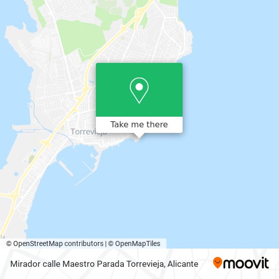 Mirador calle Maestro Parada Torrevieja map