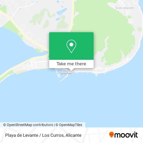 Playa de Levante / Los Curros map