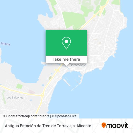Antigua Estación de Tren de Torrevieja map