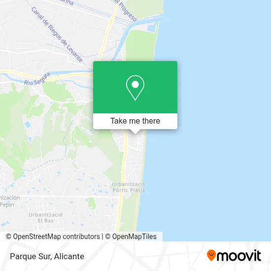 Parque Sur map