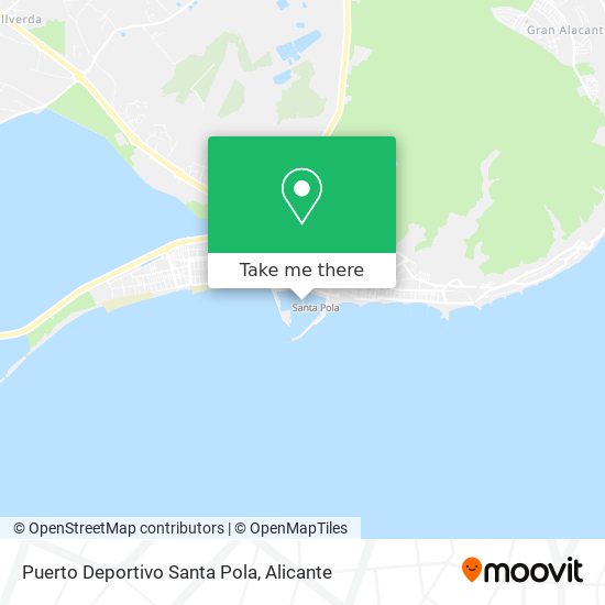Puerto Deportivo Santa Pola map