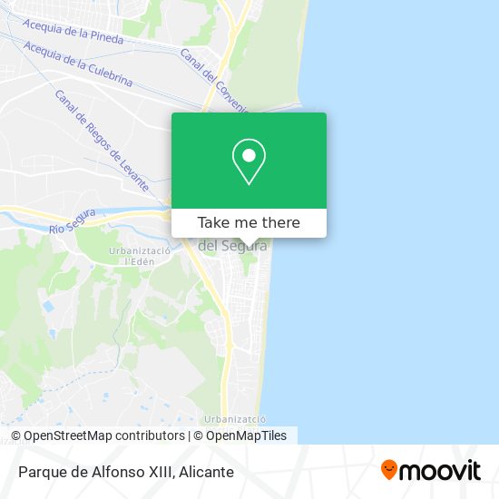 Parque de Alfonso XIII map