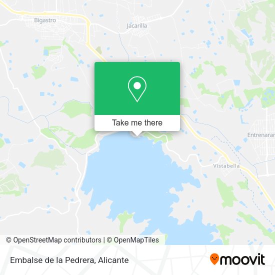 Embalse de la Pedrera map