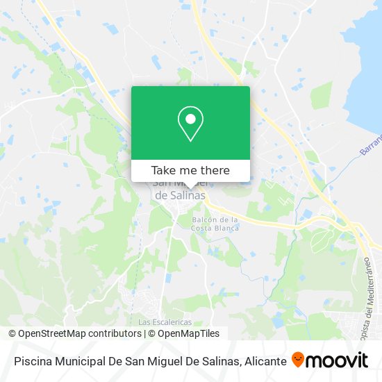 Piscina Municipal De San Miguel De Salinas map