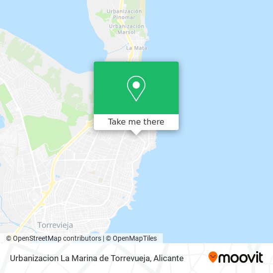 Urbanizacion La Marina de Torrevueja map