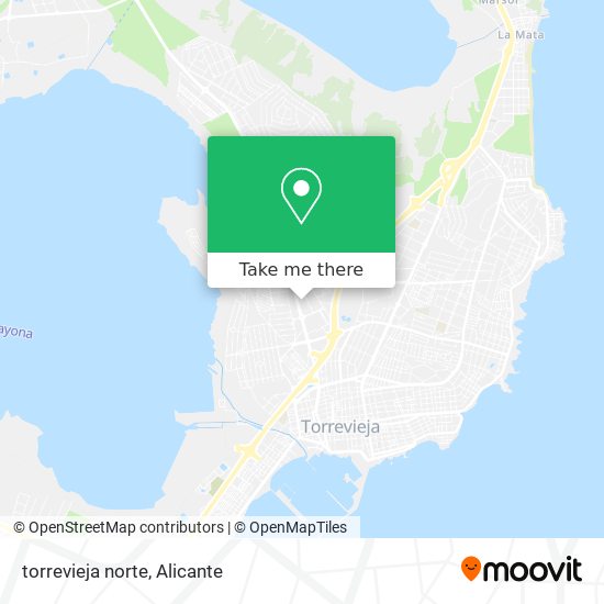 torrevieja norte map