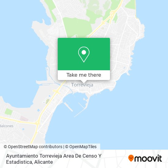 Ayuntamiento Torrevieja Area De Censo Y Estadistica map