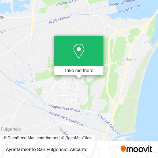 Ayuntamiento San Fulgencio map