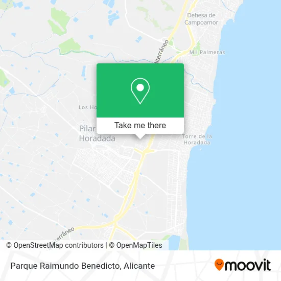 Parque Raimundo Benedicto map