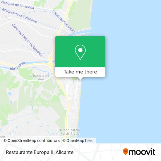 Restaurante Europa II map