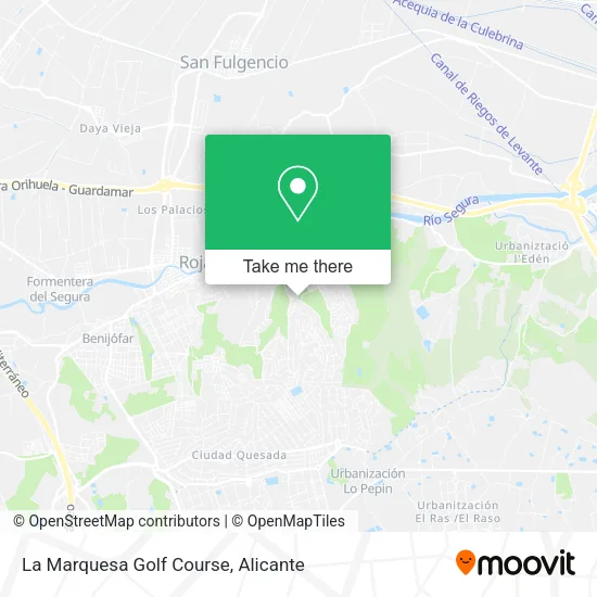 La Marquesa Golf Course map