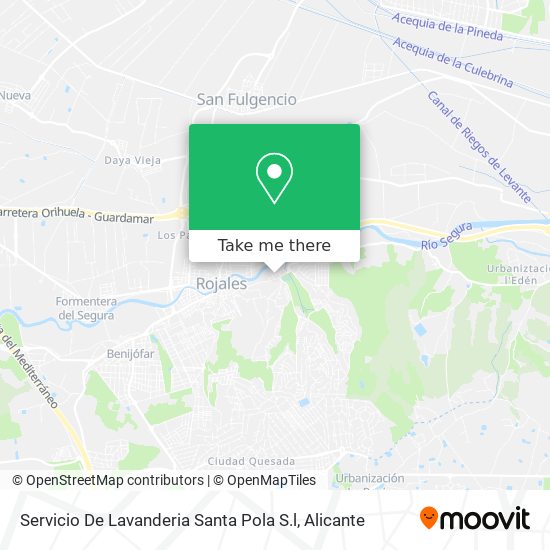 Servicio De Lavanderia Santa Pola S.l map