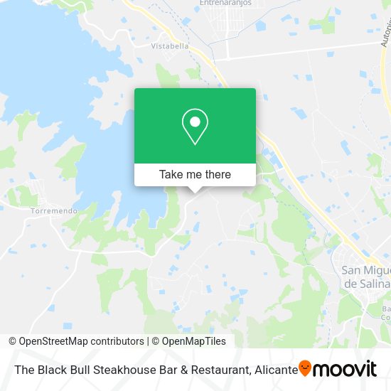 The Black Bull Steakhouse Bar & Restaurant map