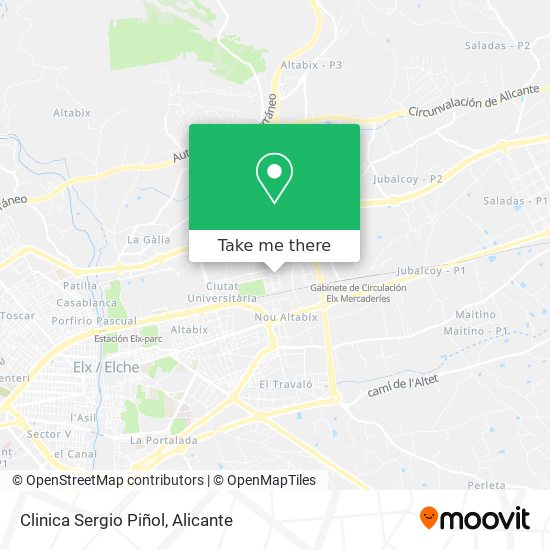 Clinica Sergio Piñol map