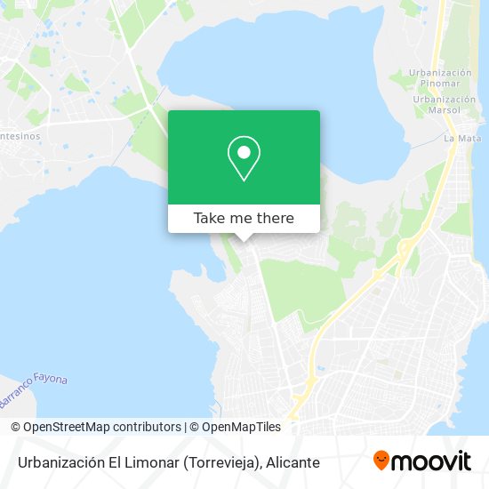 Urbanización El Limonar (Torrevieja) map