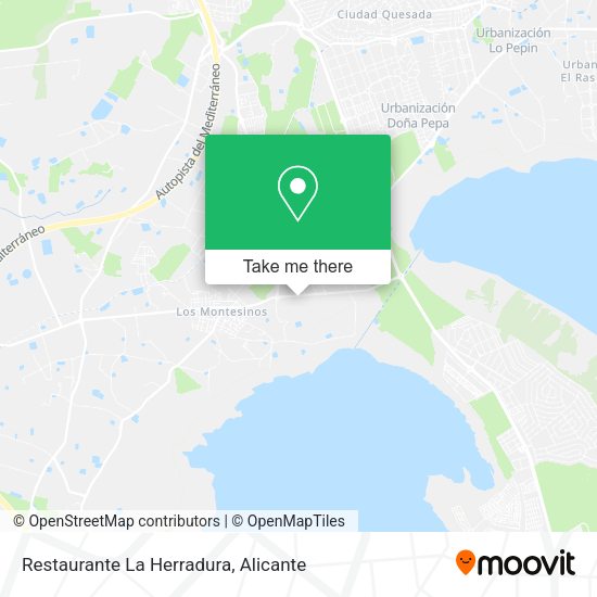 Restaurante La Herradura map