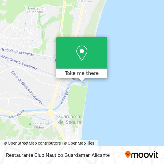 Restaurante Club Nautico Guardamar map