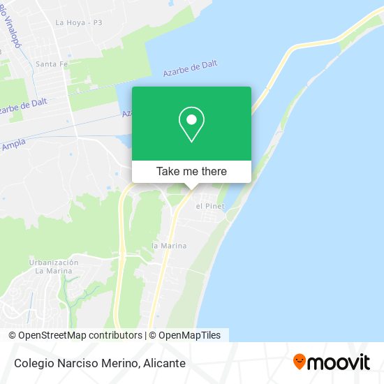 Colegio Narciso Merino map