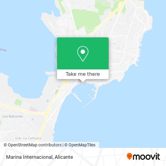 Marina Internacional map