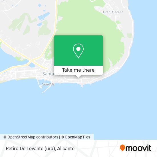 Retiro De Levante (urb) map
