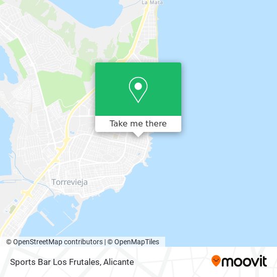 Sports Bar Los Frutales map